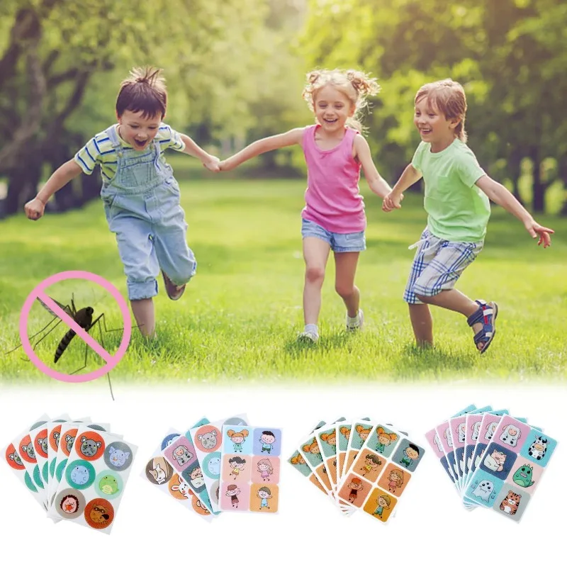 Housefly Indoor 36 Pieces Children'S Natural Stickers Patch For Babies Children Students Adults Camping Outdoor Gnat Catchers