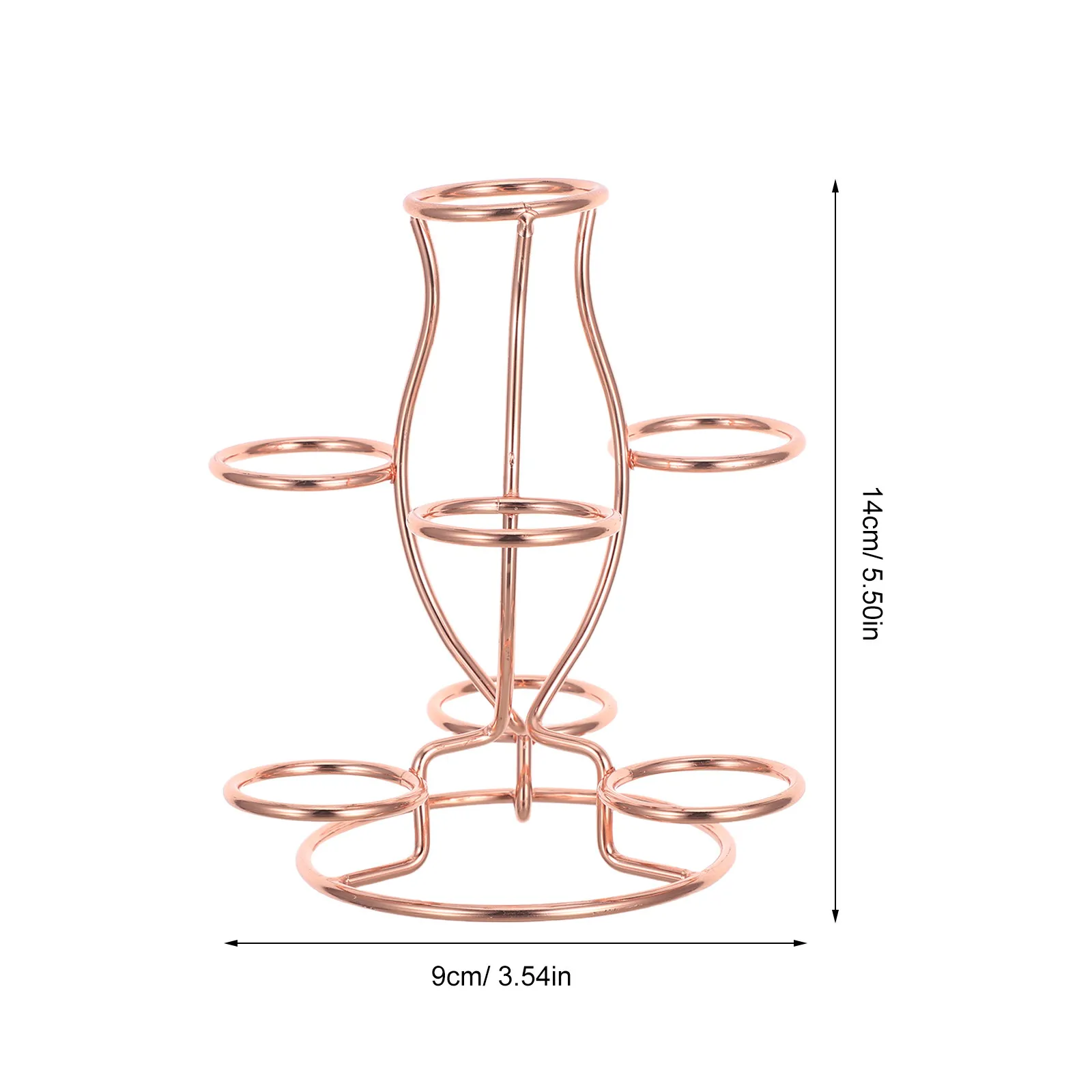 Iron Crystal Ball Display Stand Refined Metal Design Versatile Multi Sphere Holder for Living Room Study Office Crystal Display
