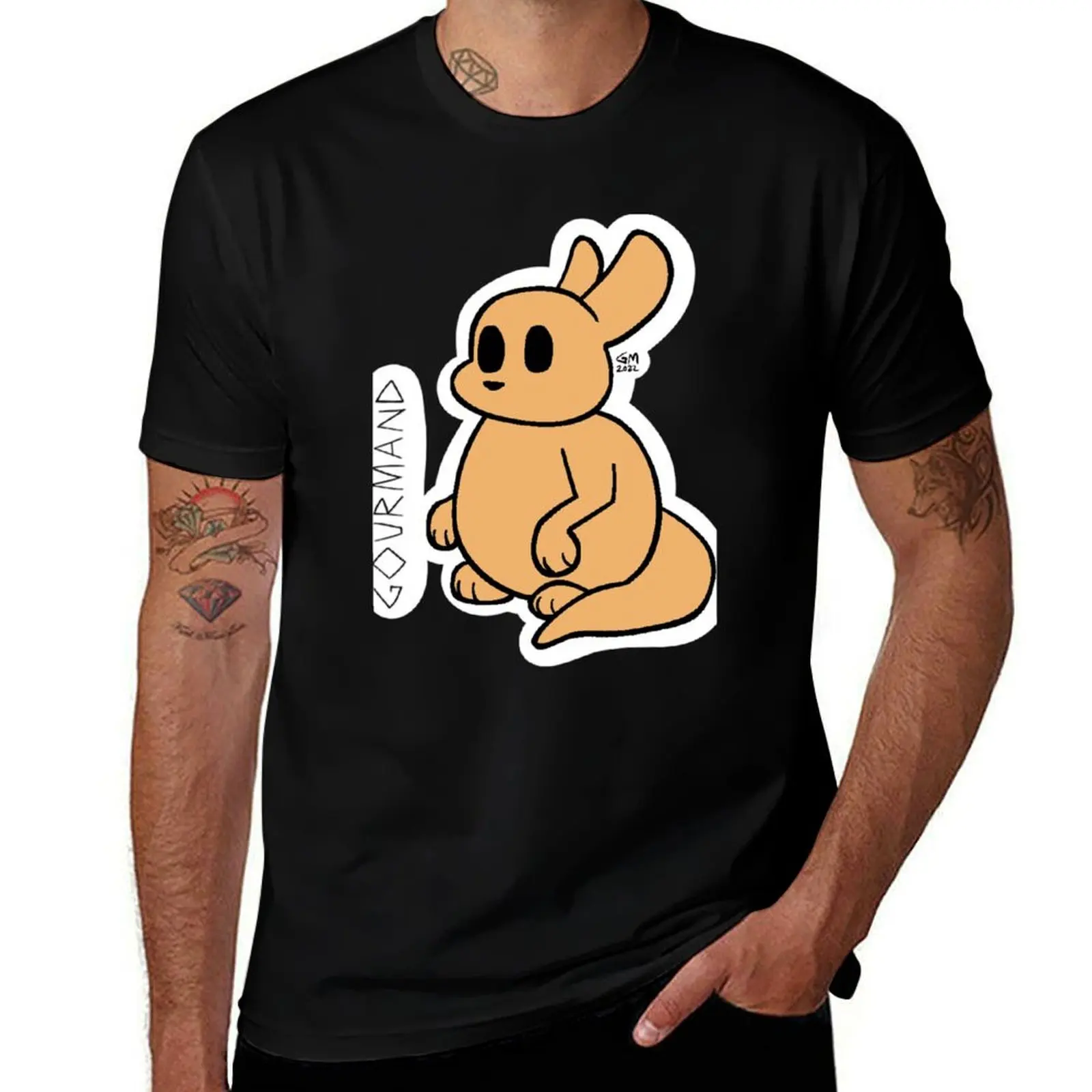 Gourmand Rain World T-Shirt Stylish Print Short Sleeve Tee