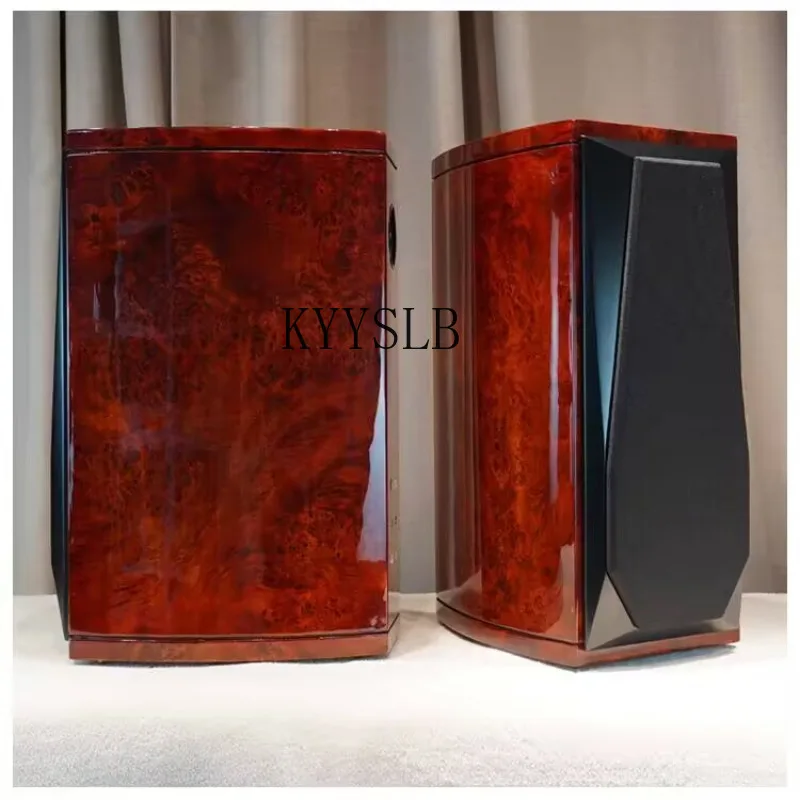 KYYSLB tablero de densidad 6,5 pulgadas 8 pulgadas cintura tambor árbol tumor chapa de madera altavoz curvo HiFi de tres vías pintura de piano