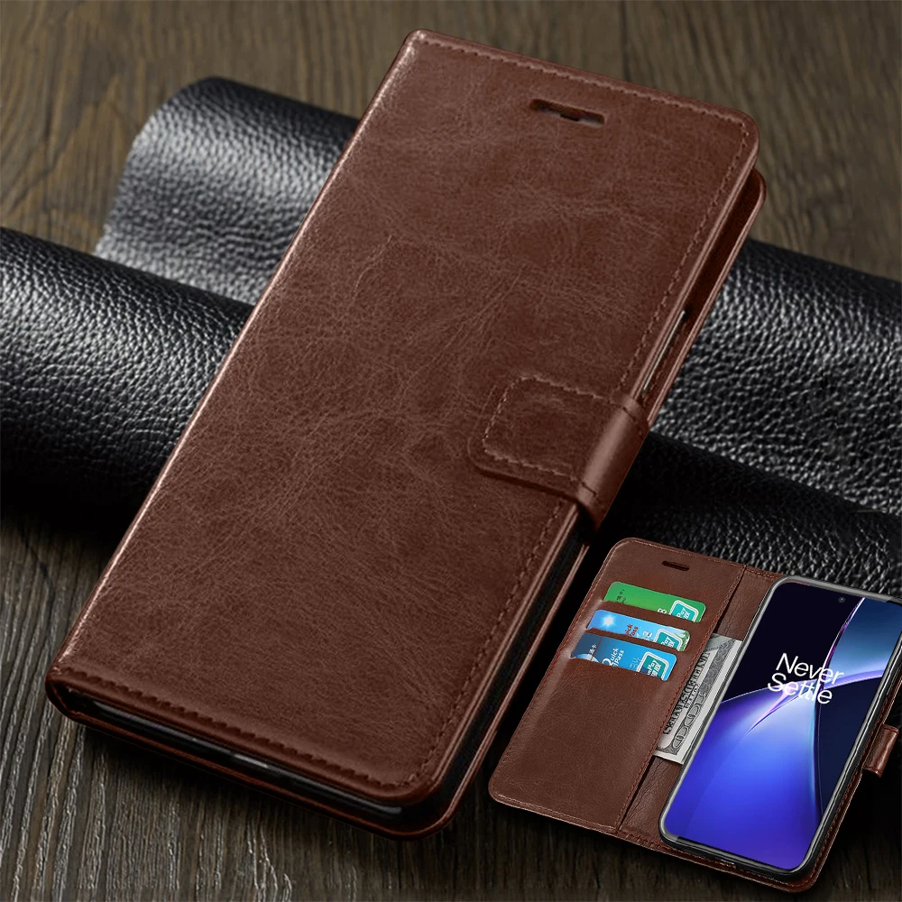 One Plus Nord CE4Lite CE 4 Lite Case leather flip wallet stand Coque For OnePlus Nord CE4 Lite Shell Magnetic Phone Cover Fundas