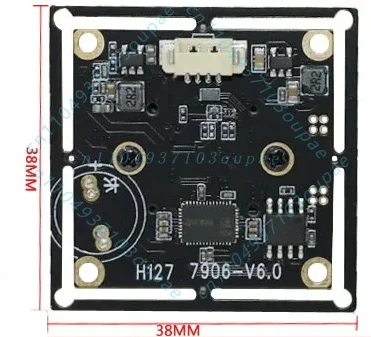 Square panel camera 1 million 4 lights H127-7906-V6.0 ultra wide angle high definition industrial camera module
