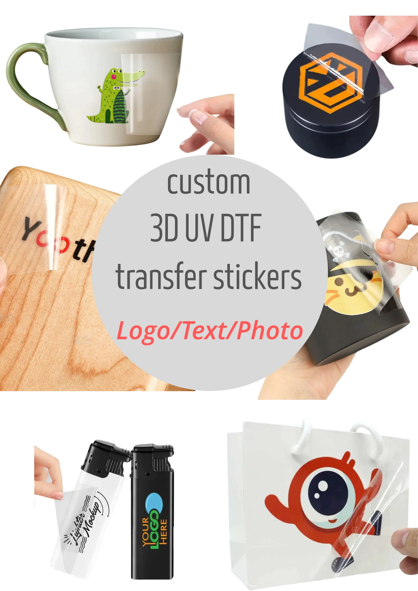 50Pcs Custom 3D Uv … - image