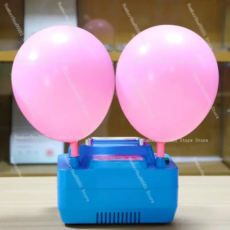 b362 Portable Double Nozzle Electric Balloon Pump High Pressure Air Inflator