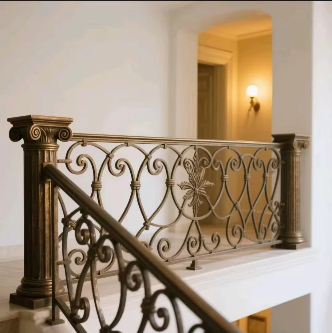 

Современный дизайн, кованые перила для лестниц, наружные и внутренние ограждения, напольное крепление Crewell, гарантия 5 лет