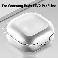 Transparent PC Cover For Samsung Galaxy Buds 2 Pro Buds FE Buds Live Case Hard Clear Fundas For Samsung Buzz 2 Pro buzz 2 Cases