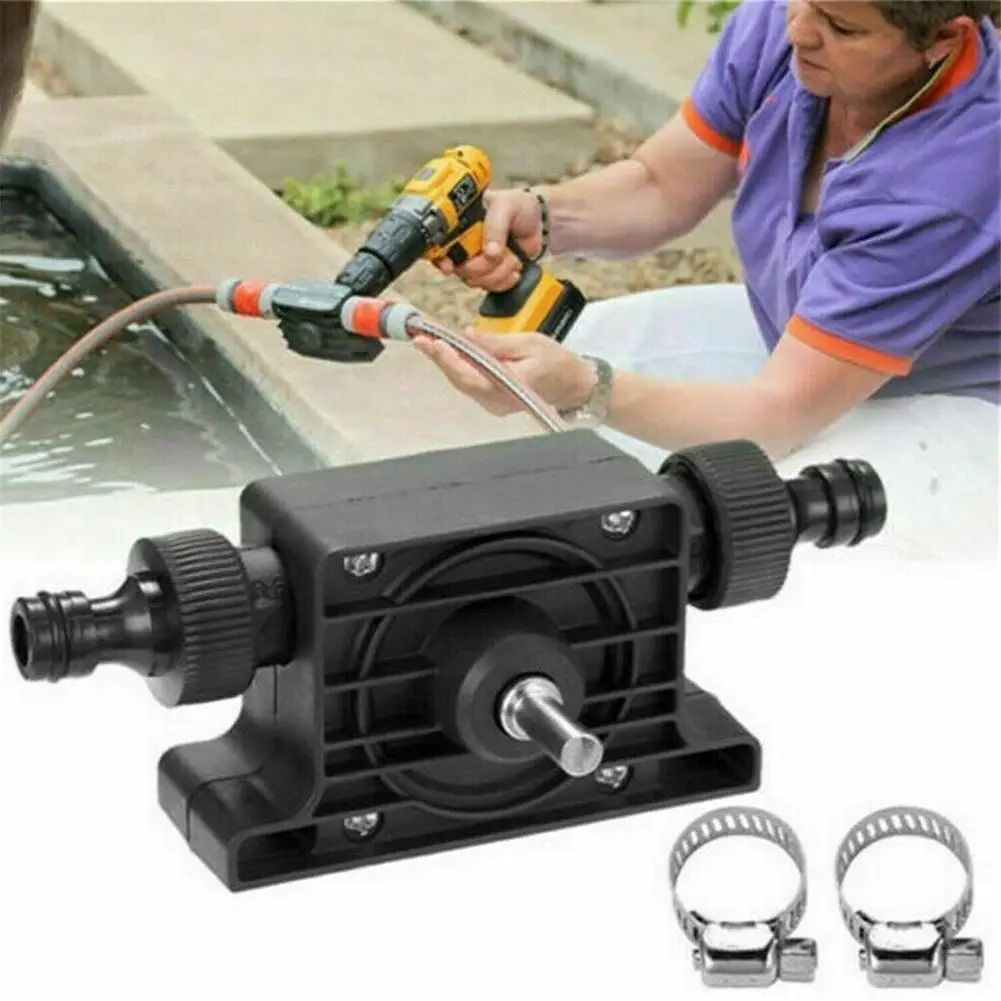 Water Mini Portable Electric Drill Drive Pump Oil Fluid Aquariums Self Priming Transfer Sinks Hand Home Accessories Easy Install