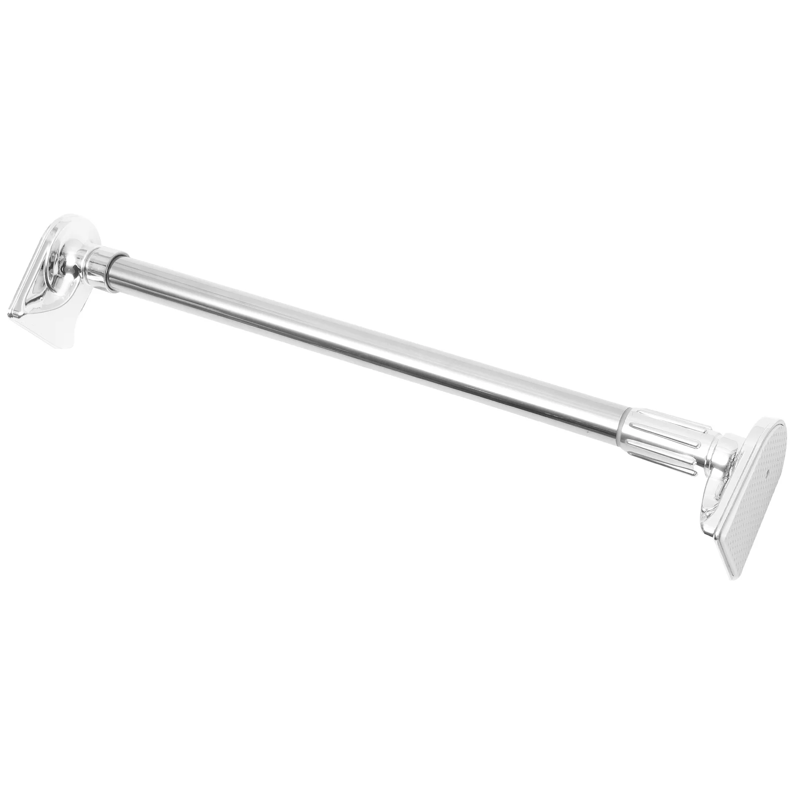 

1 шт., телескопическая вешалка для одежды без перфорации, регулируемая длина, 50-80 см, нержавеющая карниз для оконных штор, практичный натяжной столб