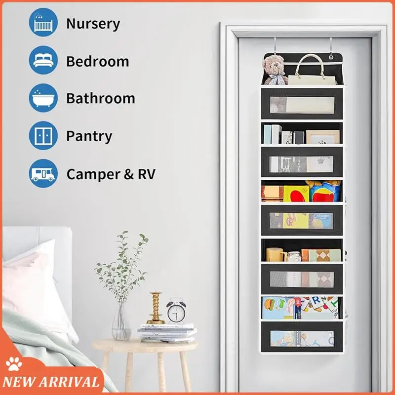 

Emption!Over The Door Organizer Storage 5 Shelf Hanging Door Organizer Organizer Pockets With 5 Capacity Pockets Door Organizer