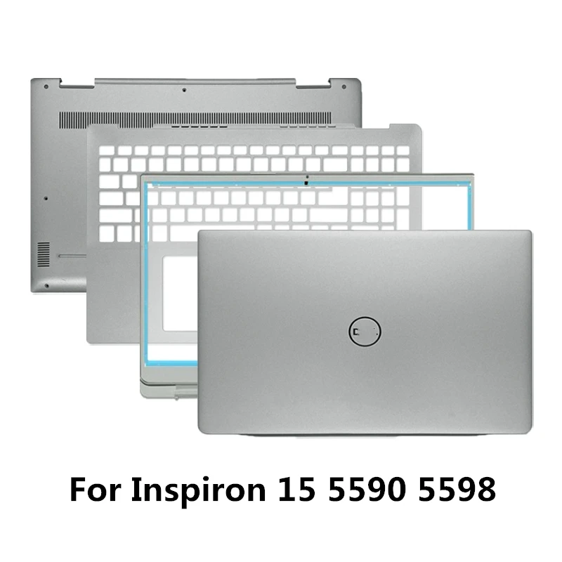 

Новинка для ноутбука DELL Inspiron 15 5590 5598 дюйма, задняя крышка ЖК-дисплея, передняя панель, Упор для рук, нижняя часть, петли