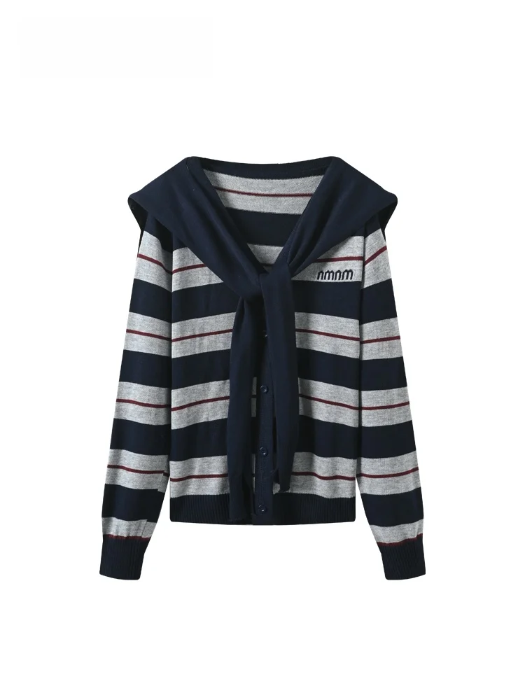 

Женская толстовка больших размеров с круглым вырезом и длинными рукавами, весенняя модная трикотажная кофта в стиле колор-блок, свободного кроя, дышащая, в французском стиле