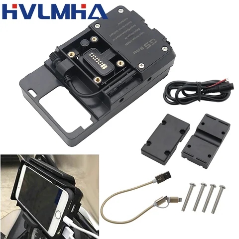 Держатель Для Навигатора BMW R1200GS LC Adventure С Беспроводной Зарядкой И USB-подставкой, Совместимый С R1250GS, S1000XR