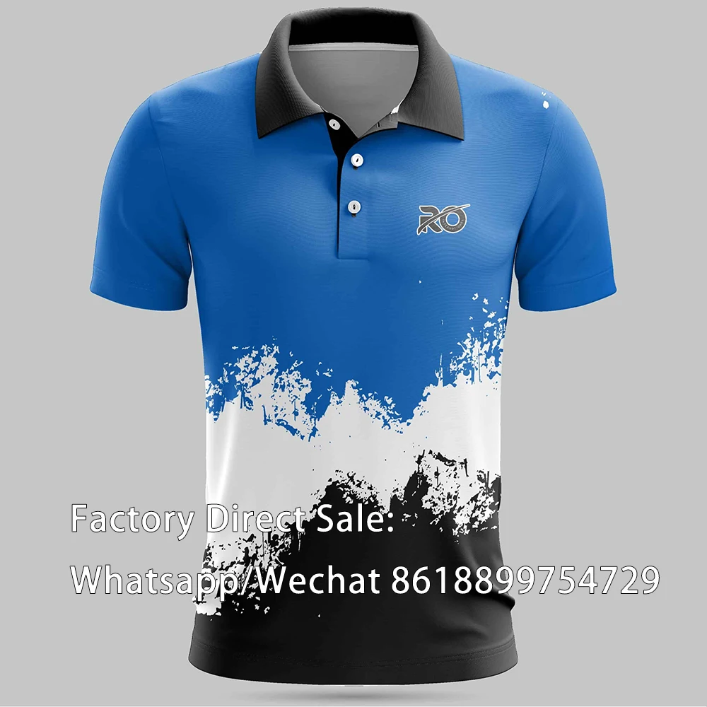 

Golf Wear T-Shirts Men Coach Polo Para Polo Jersey Hombre Manga Corta Fishing Tops Badminton Short Sleeve Sports Wear Football