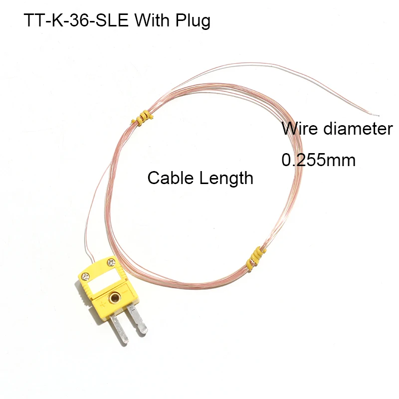 1PC K タイプ PTFE TT-K-36-SLE BGA 温度測定ワイヤー温度測定 SMT 熱電対プラグ 200 度