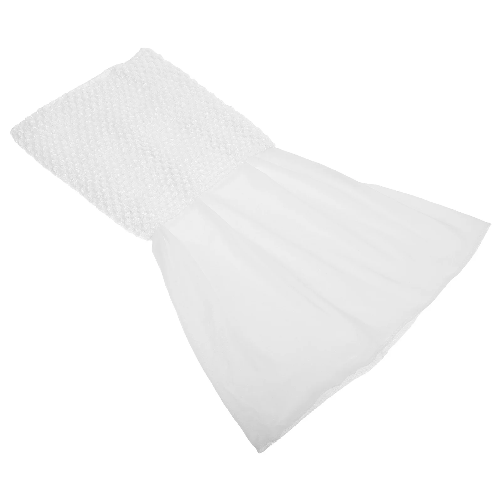 

Customizable Princess Dress For Girls Diy Tutu Skirt Material Polyester Sleeveless Strapless Crop Top For Kids Party