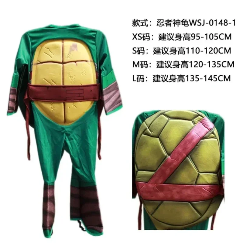 Disfraz de Halloween para niños, ropa de Cosplay, tortuga Ninja, Anime japonés, tortuga, juego de rol, ropa de escenario