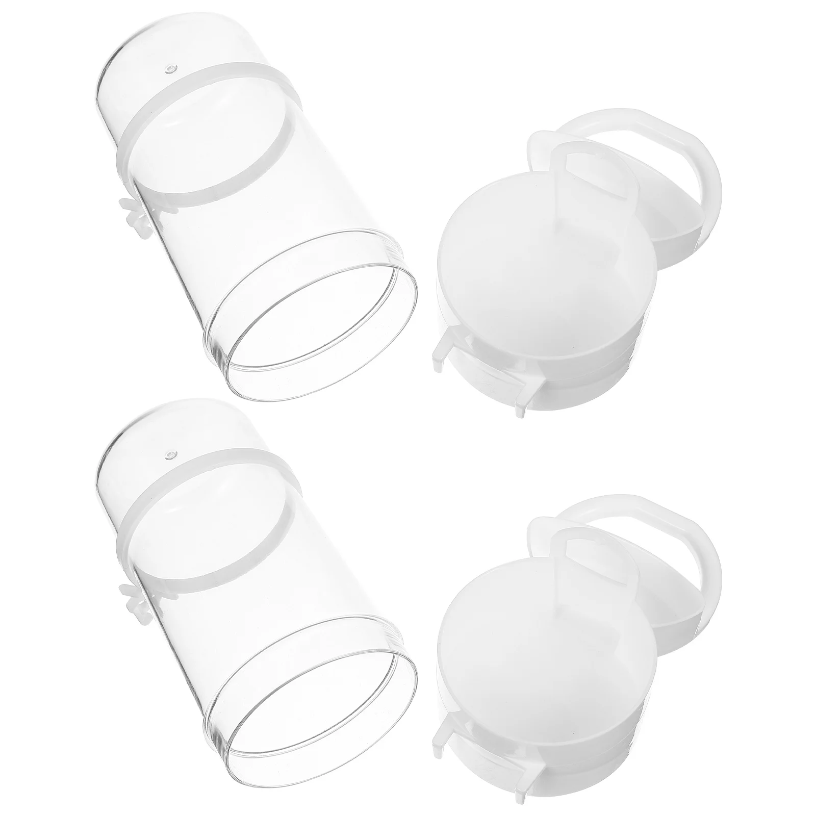 2 Pcs Vegetable Bird Drinker Feeders Cage Multi-function Waterer Plastic Bottle Accessories Household