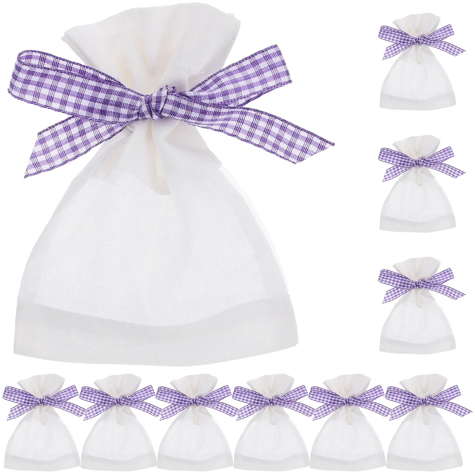 

10 Pcs Lavender Sachet Bag Empty Storage Bags Wardrobe Filling Cloth Bridesmaid