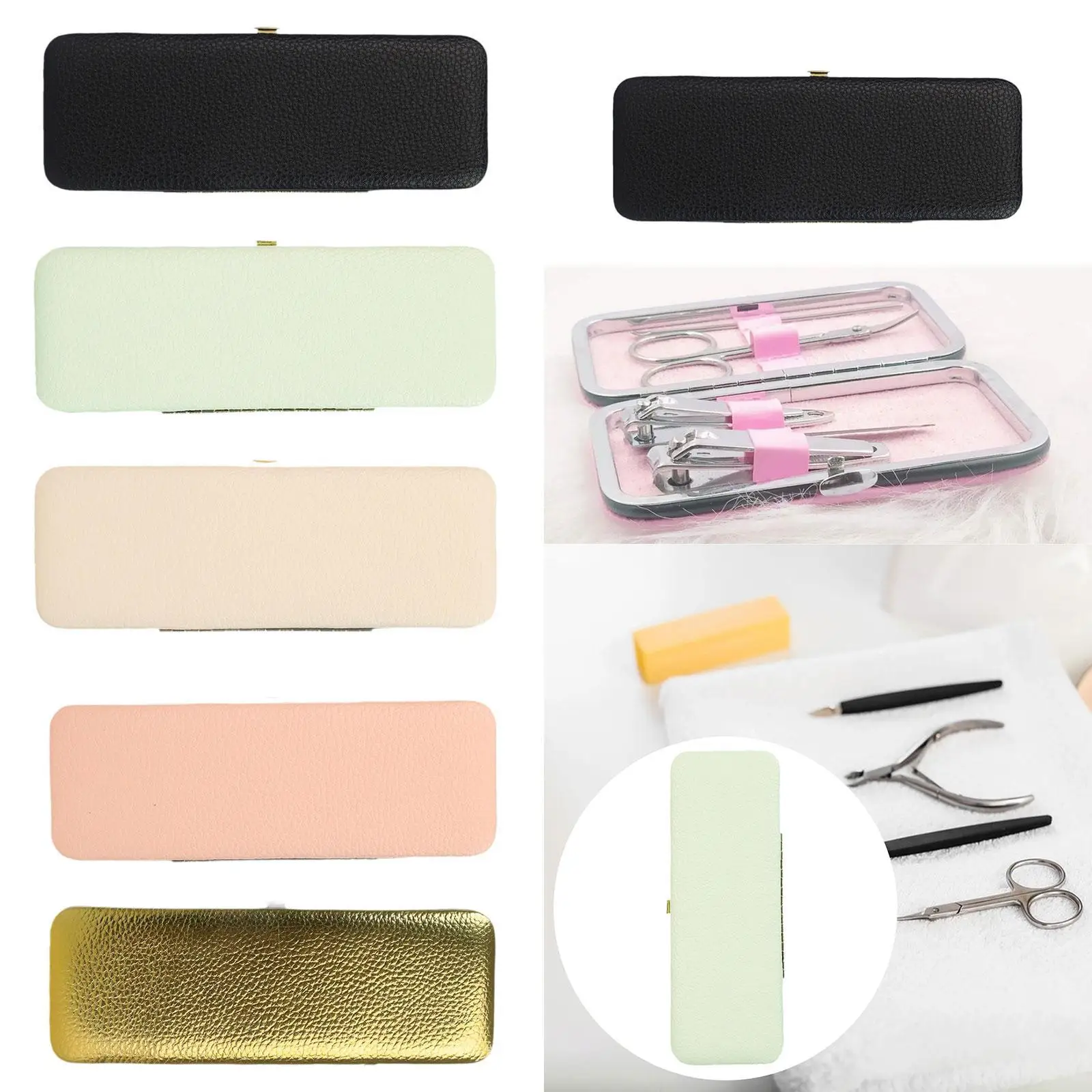 Kit di stoccaggio per pinzette di bellezza, scatola di immagazzinaggio per pinzette per forniture per estensioni ciglia Scatola per strumenti per ciglia per salone di bellezza,