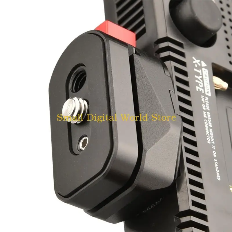 77UB Self-Locking Quick Release Plate LCD Monitor Magic Arm LED Light Camera Camcorder Rig Mount Adapter 1/4 Screw Hole