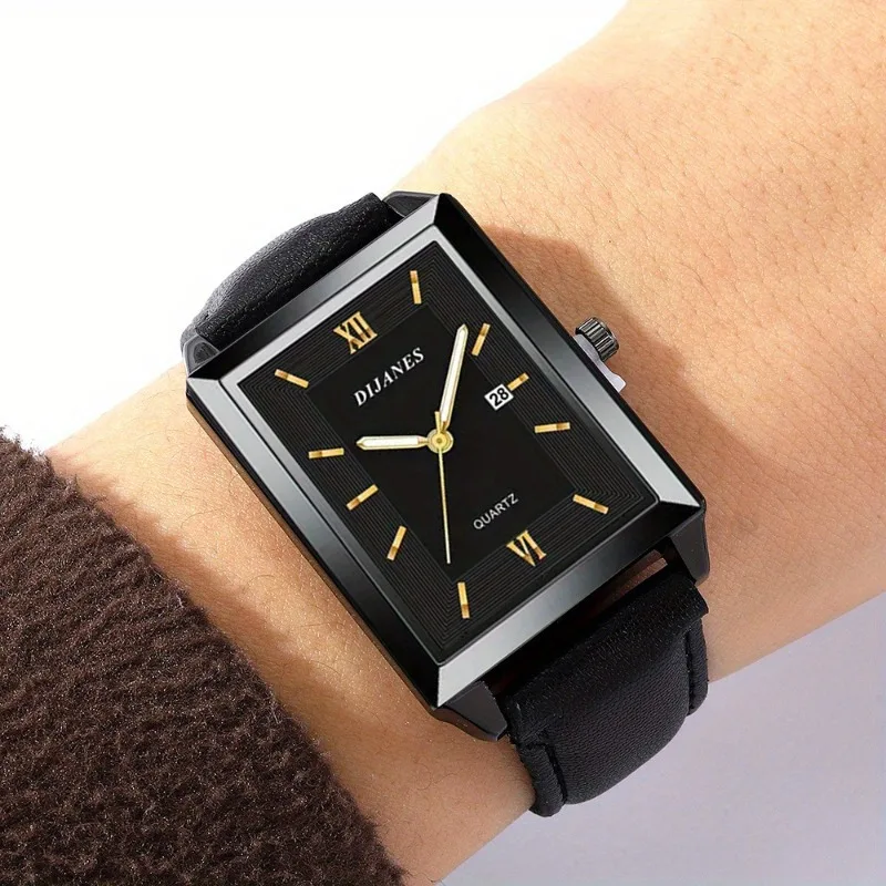 أفضل ماركة الرجال الساعات موضة بسيطة حلقة من جلد التناظرية ساعات يد كوارتز عادية الأعمال الذكور ساعة هدية Relógios Masculino