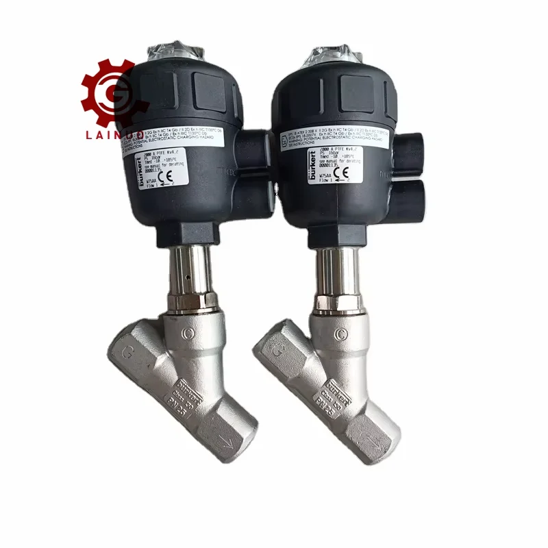 2000 TYPE 001250 00001130 00140342 00142613 Pneumatic Two Position Two Way Angle Seat Valve 00002198 00002196