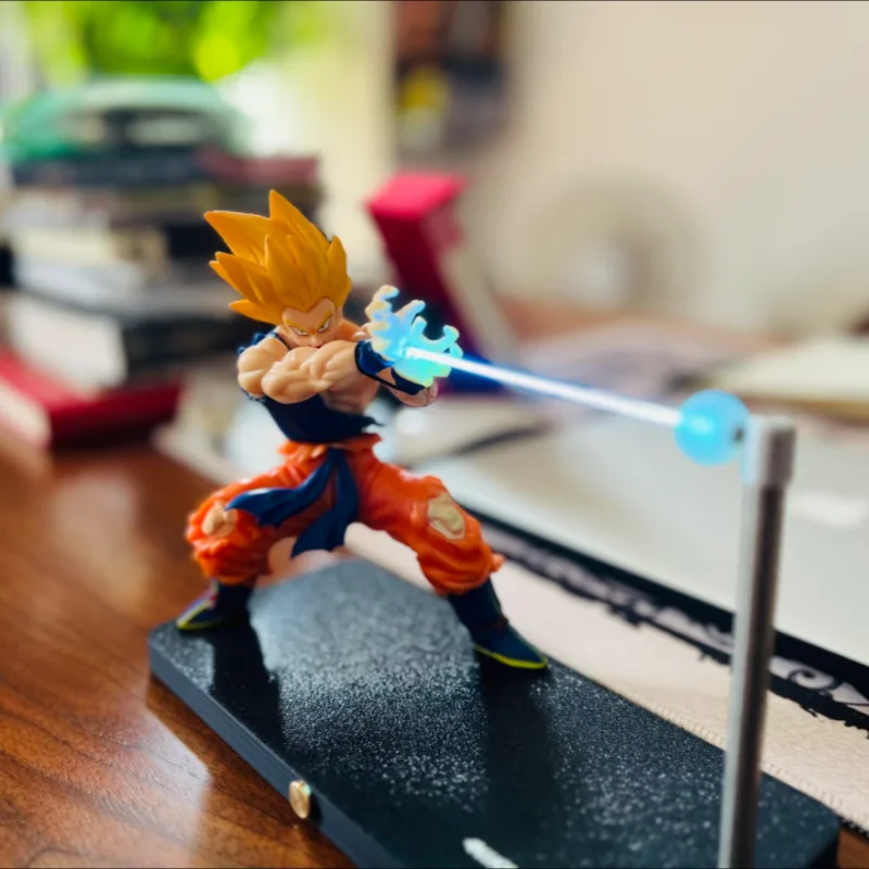 

Фигурка Dragon Ball Super Saiyan Goku | Камеха Волна Ночник | Динамический 3d светодиодный декор Коллекционная аниме-фигурка Режим игрушки в подарок