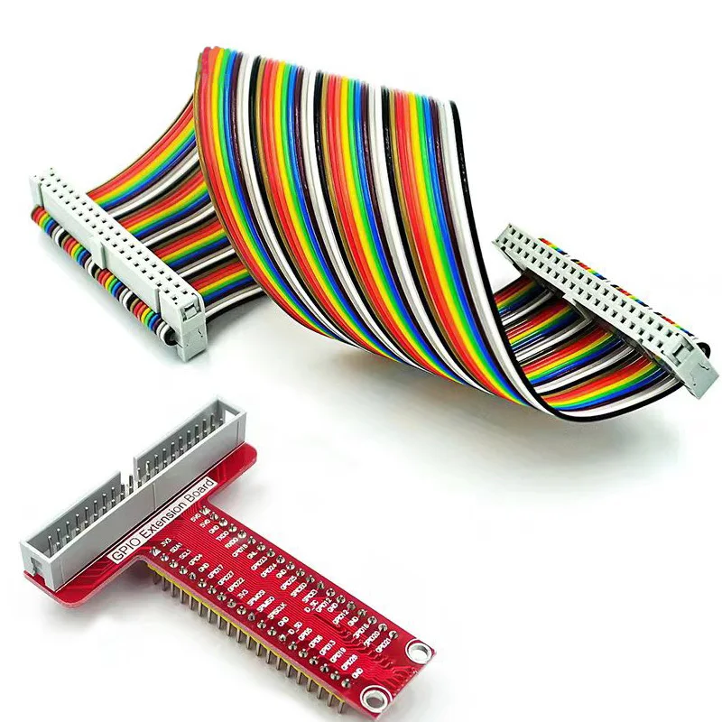 Compatible Raspberry Pi B+ Special Accessory T-Shape GPIO Expansion Board 40P Cable Development Board