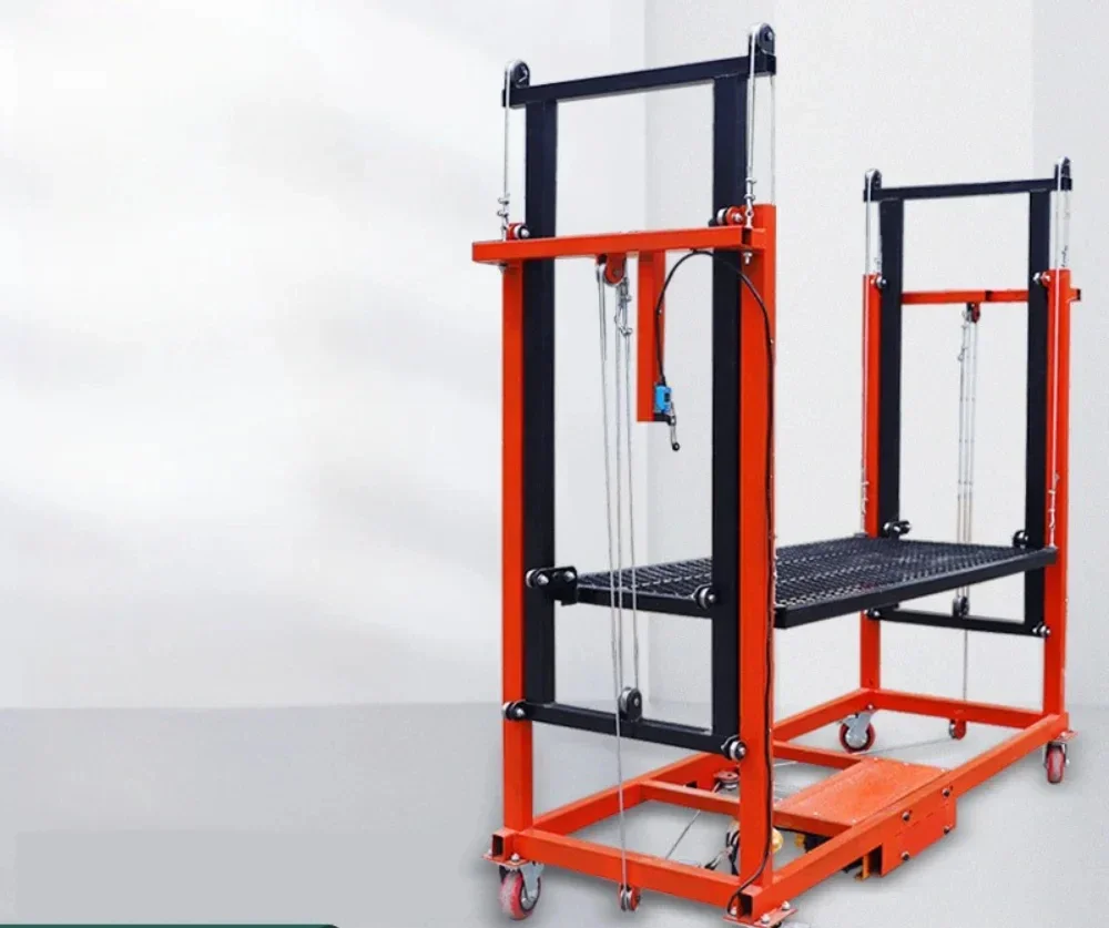 

Electric Remote Control Mobile Lift Telescopic Scaffold Folding Climbing Ladder 500kg for Construction Decoration