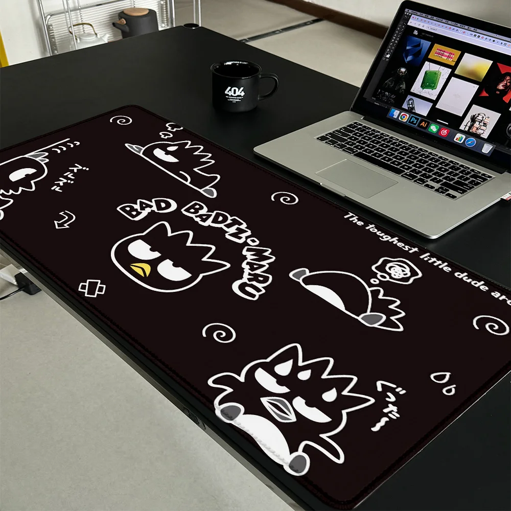 

HD Kawaii Penguin 90x40CM Mouse Pad Anime Bad Badtz Maru Keyboard Laptop Rug Desk Mats Sanrio Gaming PC Accessories XXL Desk Mat