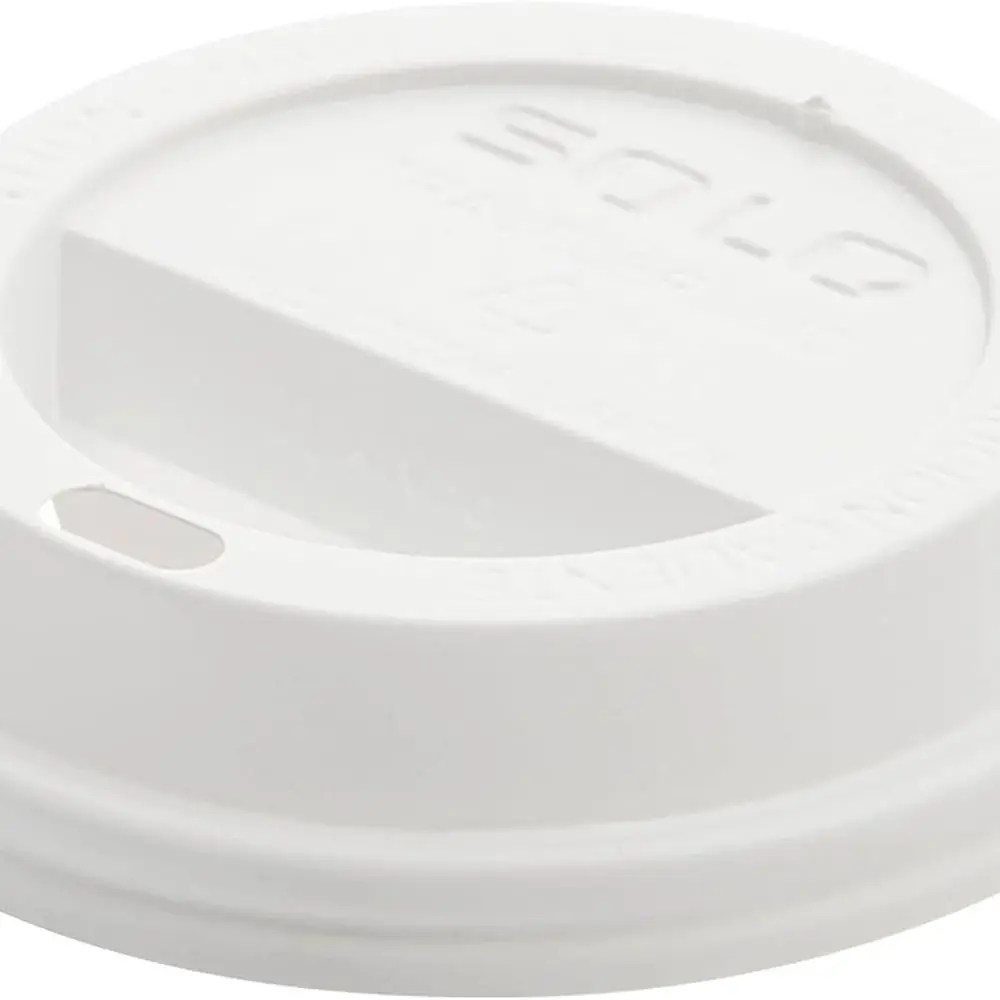 

100-Pack White 8oz ArtNap Hot Cup Lids