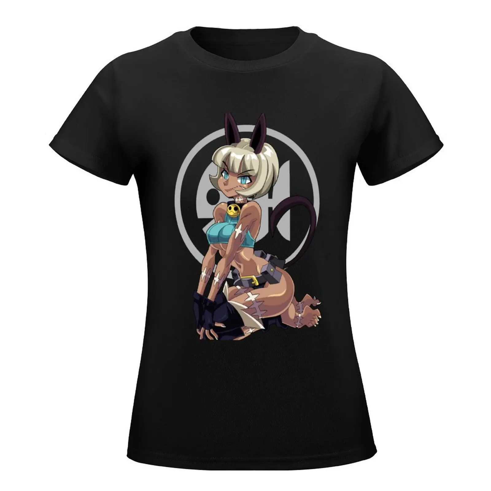 Skullgirls - Ms. Fortune T-Shirt tops summer top t-shirts for Women cotton