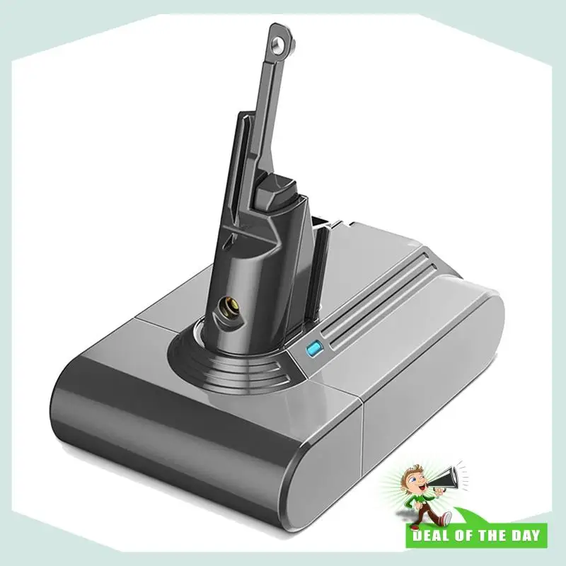 24-часовая доставка, сменный адаптер батареи V7 + 2X предварительный фильтр + щетка 21,6 В темно-серый пластик для Dyson V7 Animal/Extra/Absolute/Trigge