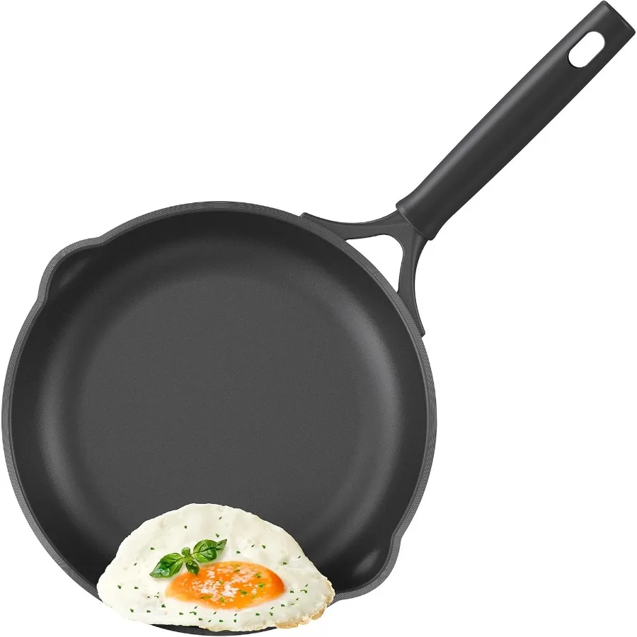 

Nonstick Frying Pan 10 Inch Non Stick Skillet Omelette Pan Induction Skillet Compatible with All Stovetops PFOA PFAS Free