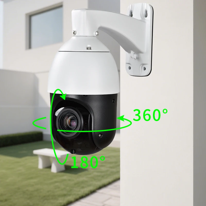 عالية الأداء كامل HD 5MP 6MP 8MP التعرف على الإنسان التلقائي التكبير تتبع مقاوم للماء شبكة الذكية عالية السرعة كاميرا بشكل قبة #2