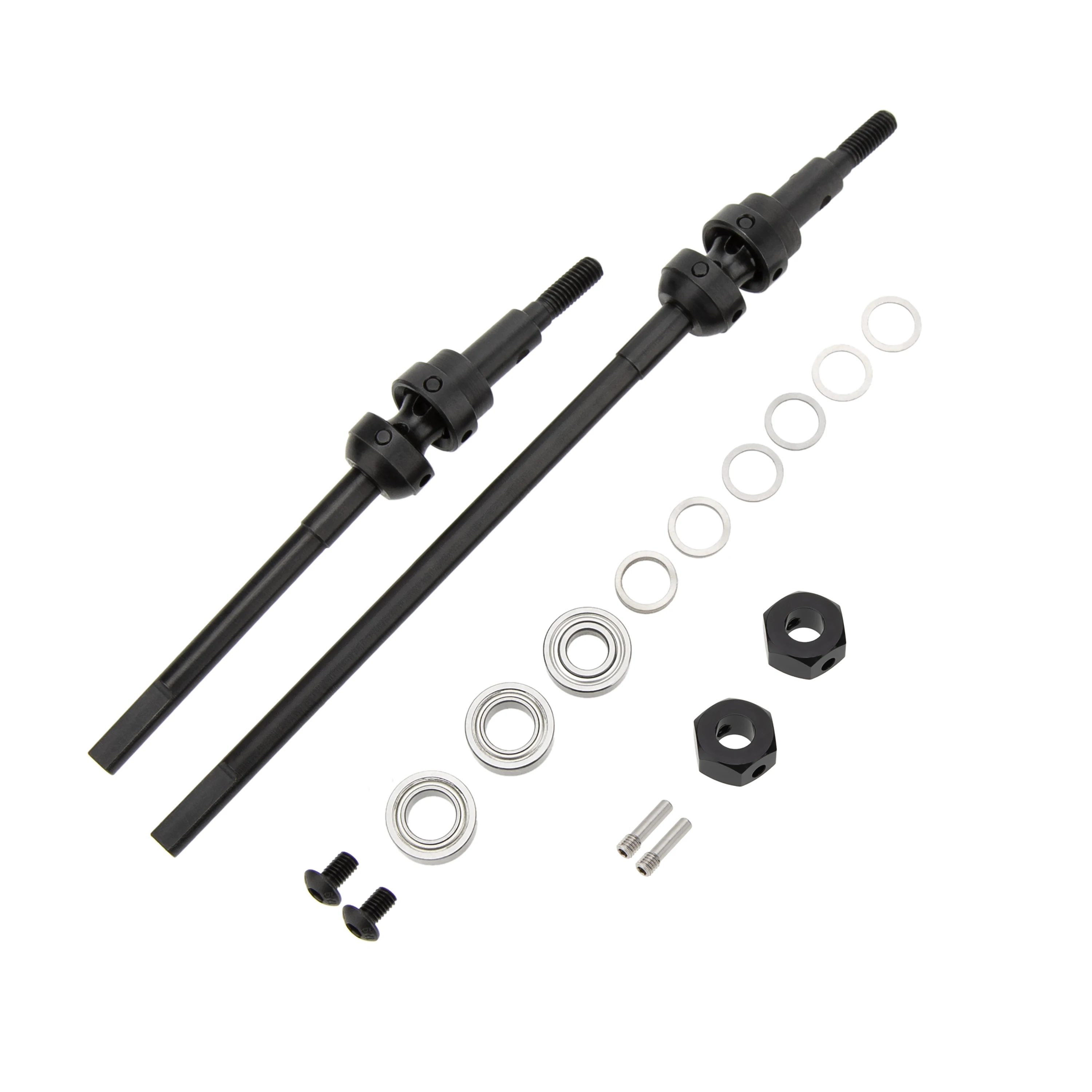 MEUS Racing Isokinetic 3-section CVD Shafts for 1/10 Vanquish H10 Optic Axle Upgrade Parts
