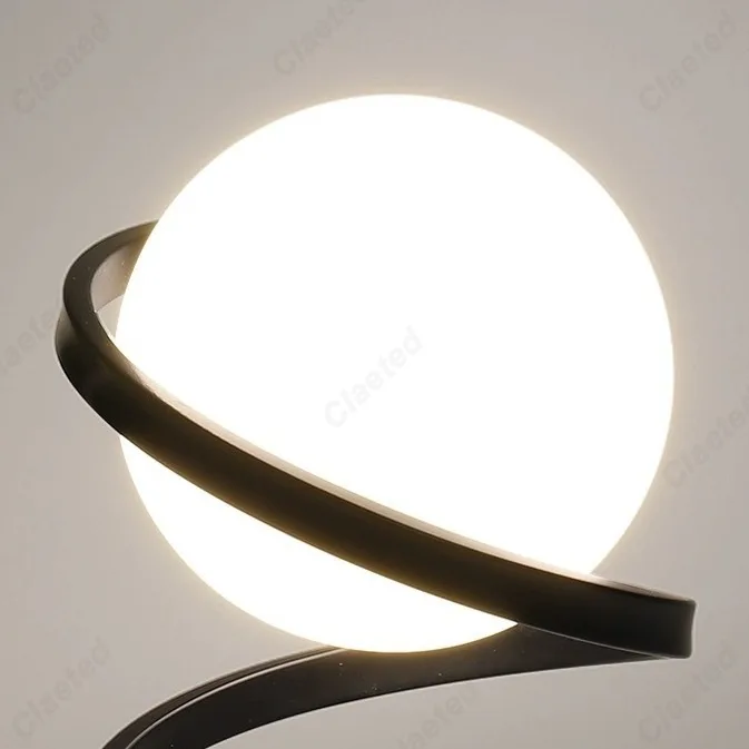 Creative New LED Suspended Moon Table Lamp Living Room Study Bedroom Bedside Decorative Atmosphere Lighting