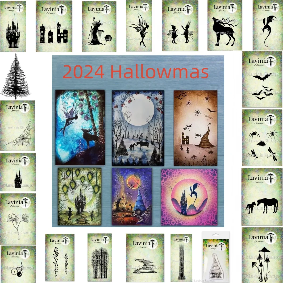 Hallowmas Castle Elf Clear Stamps For DIY Greeting Card Making Scrapbook Craft Paper Decoration Handmade Gift New Arrival 2024