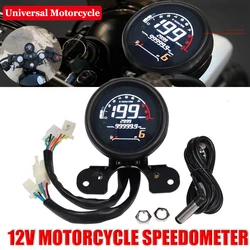 2022 Motorcycle digital dash universal Speedometer Tachometer Scooter For Yamaha Exc LCD Speedo Meter Digital Odometer 6 Gear