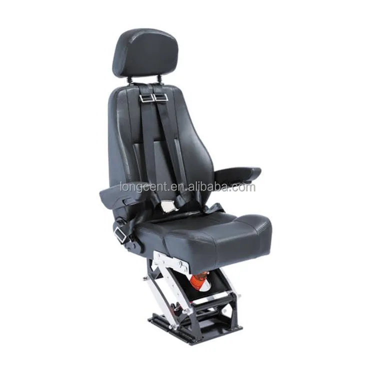 Airow auto Longcent  Marine Boat Captain Seat Customized Yacht Comfortable pilot Chair Luxury Flip Business Damping Boat Chairs
