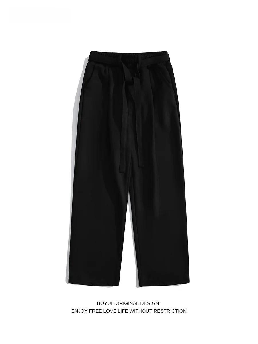 

Брюки Boyue класса люкс из оленьей кожи, прямые, повседневные, для пар, длинные, модные