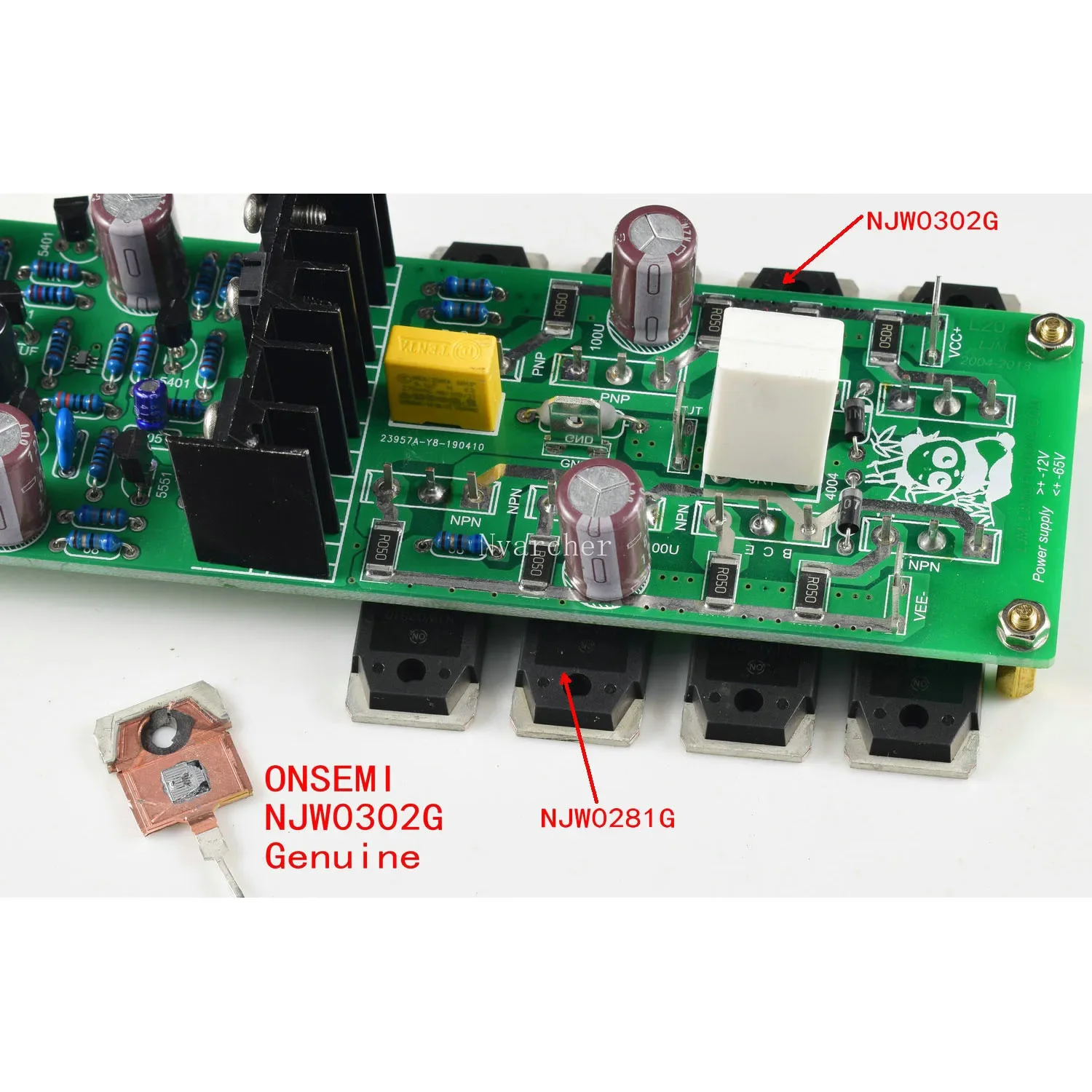 Nvarcher 2 個 L20.5 デュアルチャンネルオーディオアンプ LJM ハイエンド超低歪みサウンドアンプ DIY キットと完成ボード