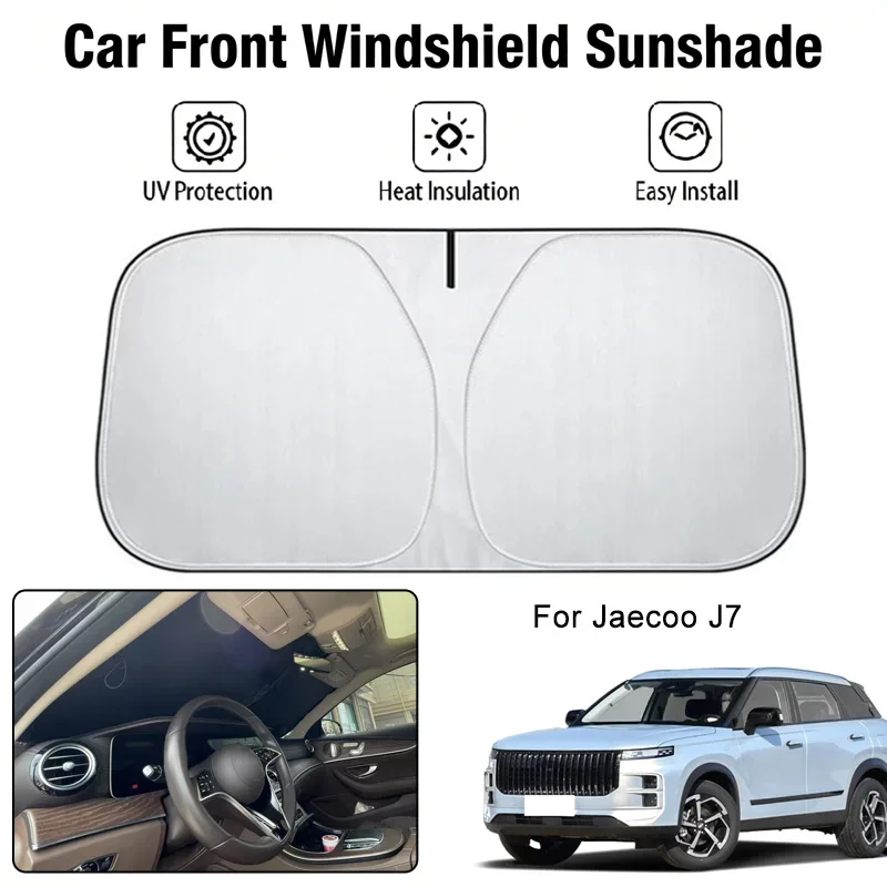 

Foldable Car Windshield Sun Shade UV Block Heat Insulation For Jaecoo J7 Interior Protection Accessories