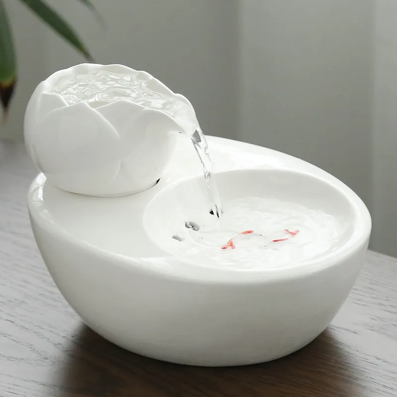 

Cat water dispenser Cat ceramic automatic circulation water dispenser
