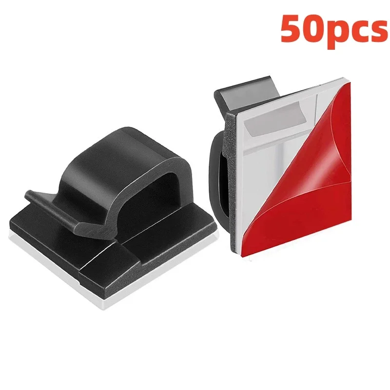 10/50PCS Kabel Management Clip Führung Linie Draht Anordnung Schutz Befestigungen Kabel Halter Freiheit WINDER Clips Attache Hause