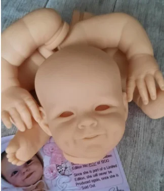 

21inches Reborn Doll kit Shaya With Dimple Face Fresh Color Unpainted KIT
