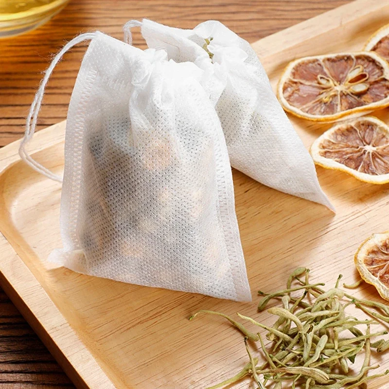 Bolsitas de té desechables de 5x 7/6x 8/7x9cm, bolsitas de té vacías, bolsitas de té perfumadas, infusor con hilo, filtro de papel curativo para té suelto de hierbas