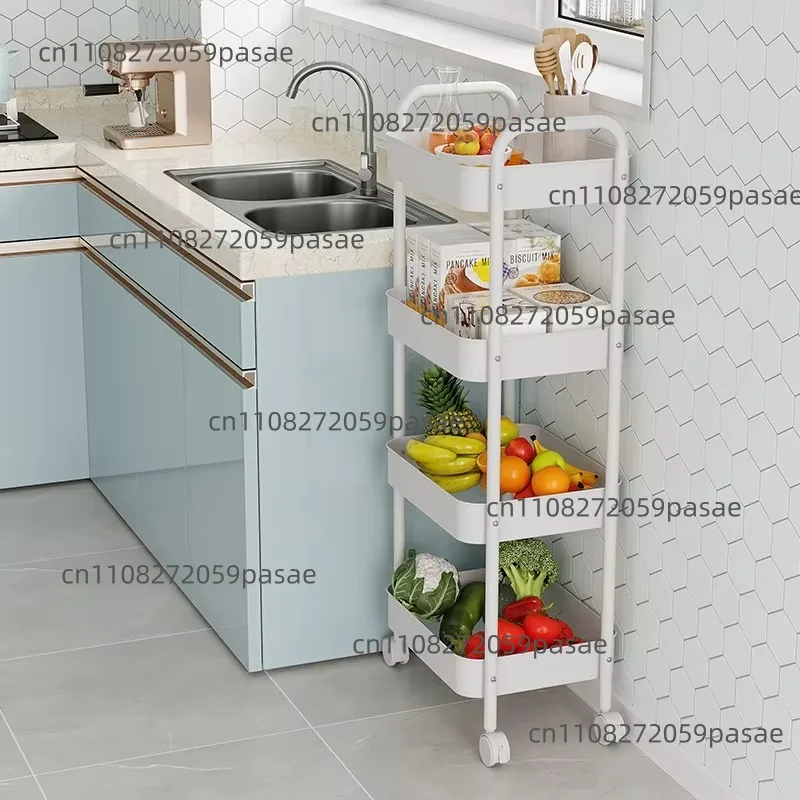 Small tie rod rack removable living room snack storage rack multi-layer bedroom storage device