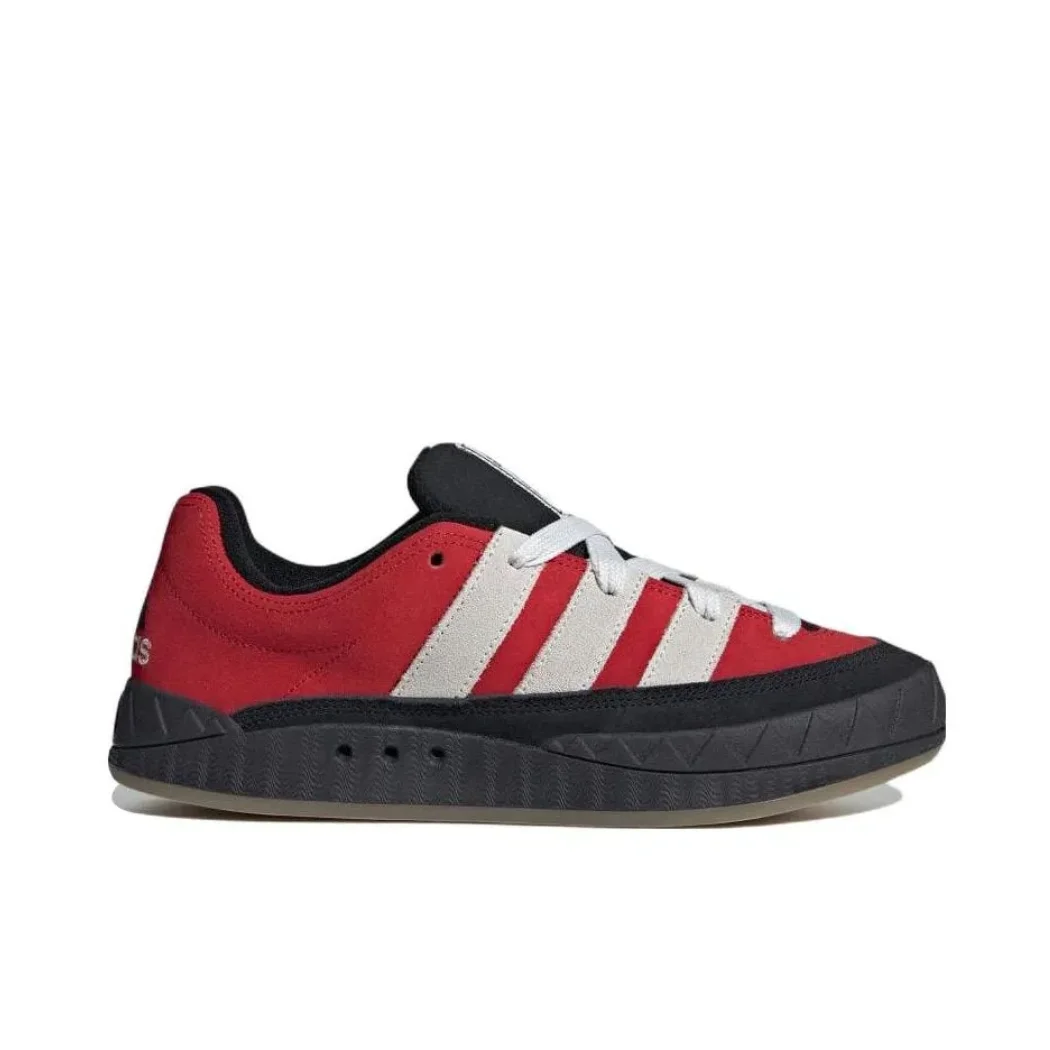 Adidas Adimatic Classic Shark Bread Shoes Comfortable non slip wear resistant low-top board shoes Men's and Women's Red