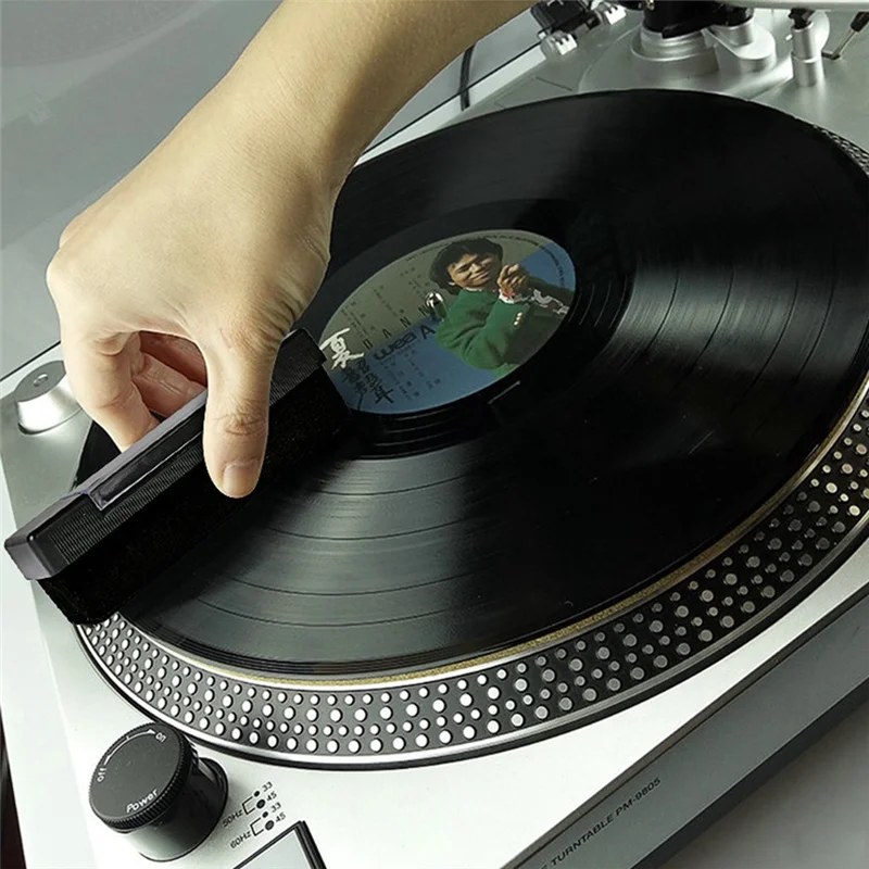 مشغل فينيل فرشاة لإزالة الغبار ، منظف ، عدة تنظيف ، أقراص دوارة ، 2 ،